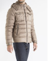 Short beige anorak