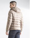 Short beige anorak