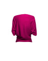 Wide sleeve boat neck pullover