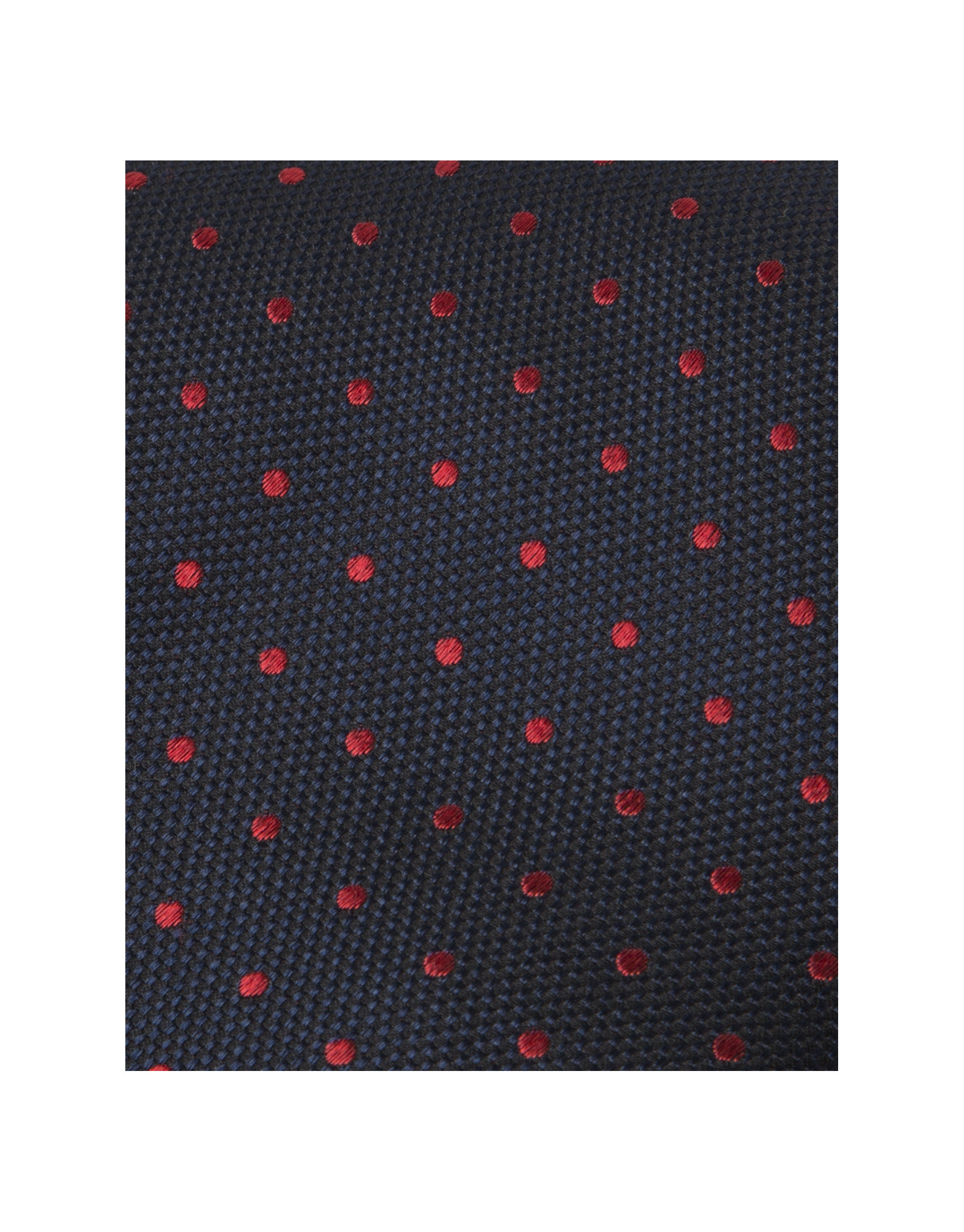 Corbata topos rojos fondo marino