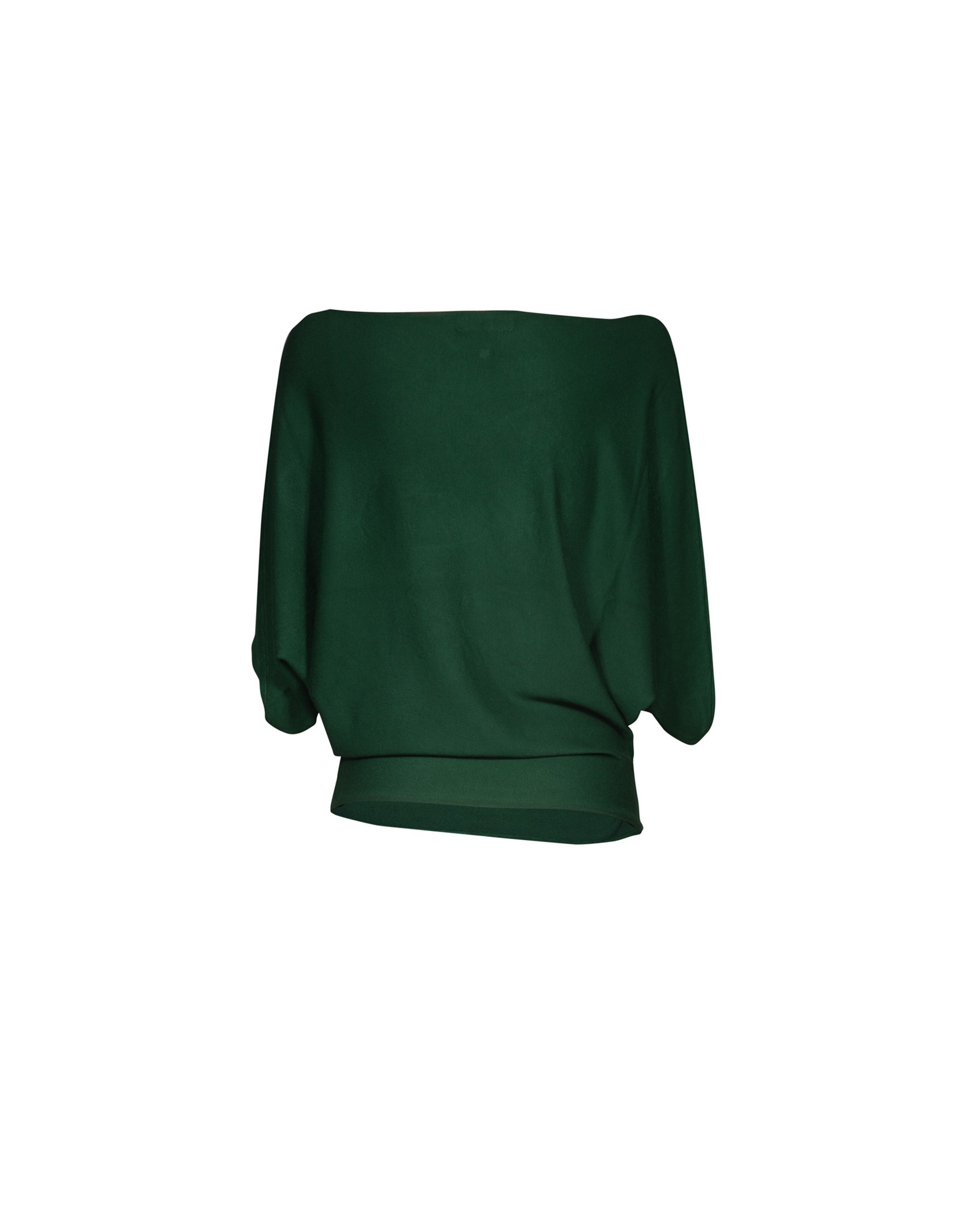 Wide sleeve boat neck pullover