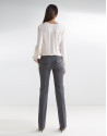 Pantalón pinzas gris