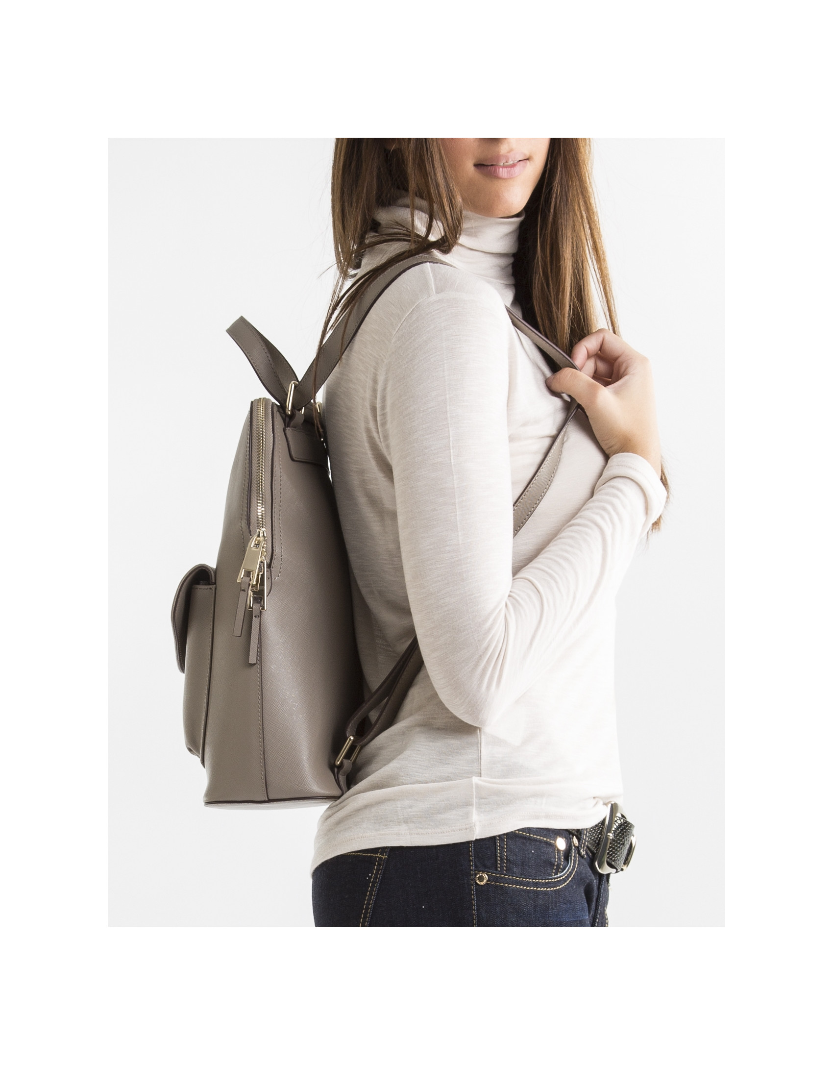 Taupe backpack
