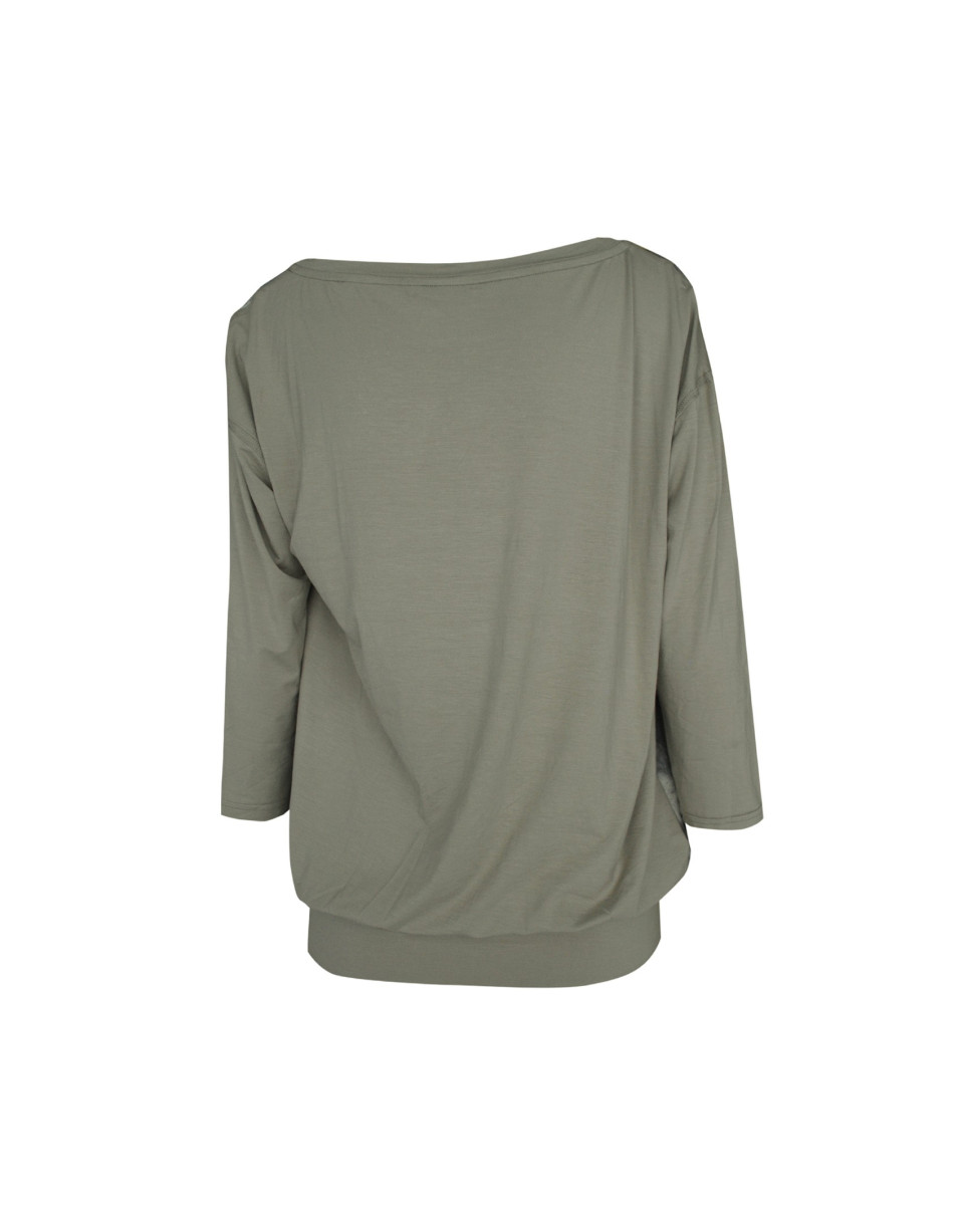 Camiseta arena verde Pop Art