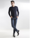 Dark blue jeans