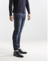 Dark blue jeans
