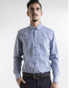 Camisa sport cuadros azul