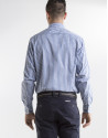 Blue checked sport shirt