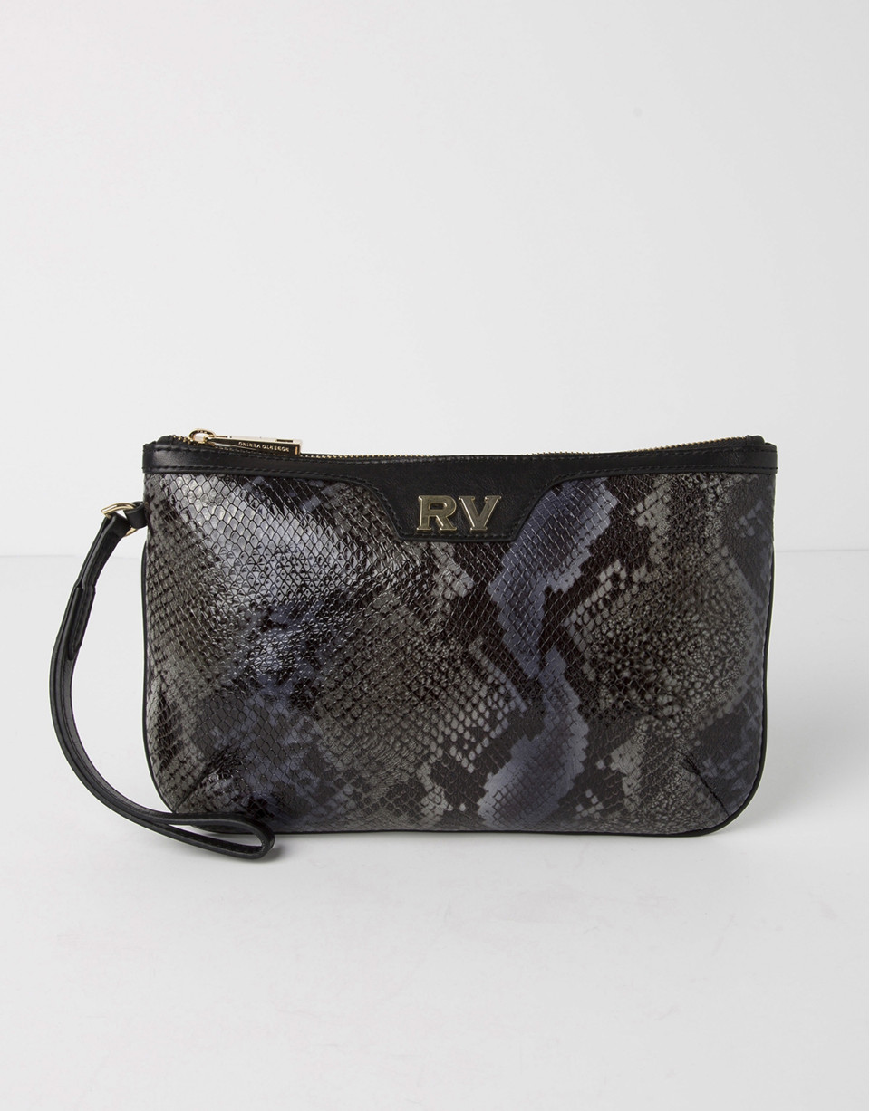 Clutch en piel vacuno