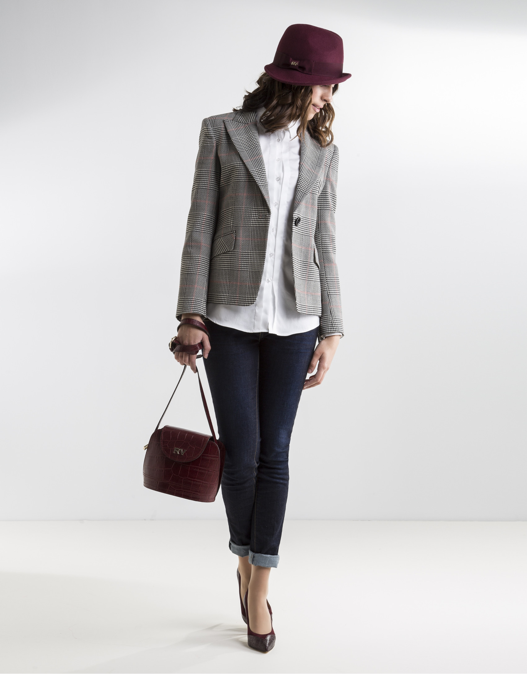 Prince of Wales checked blazer
