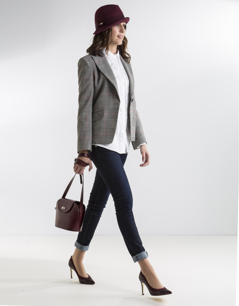 Prince of Wales checked blazer