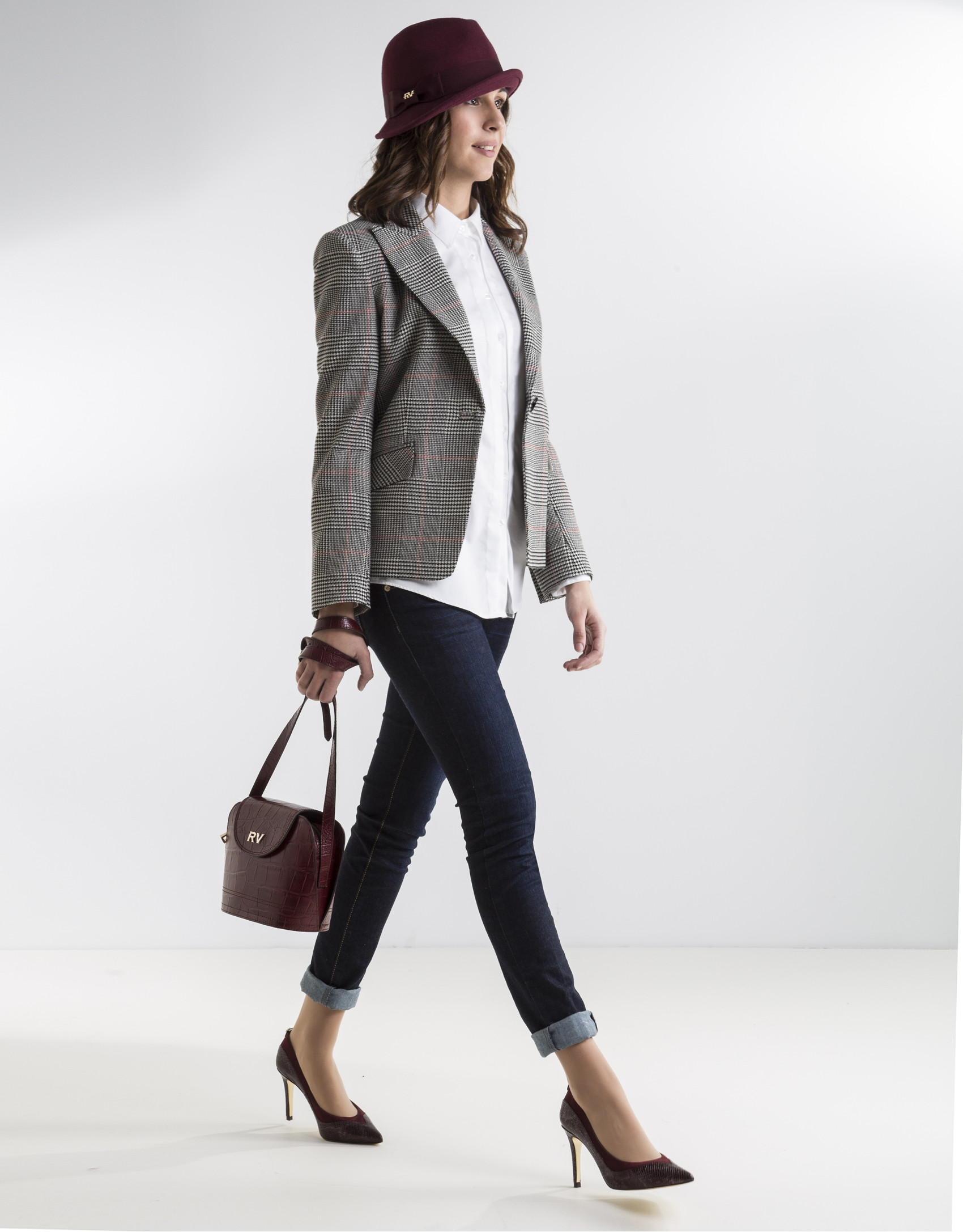 Prince of Wales checked blazer