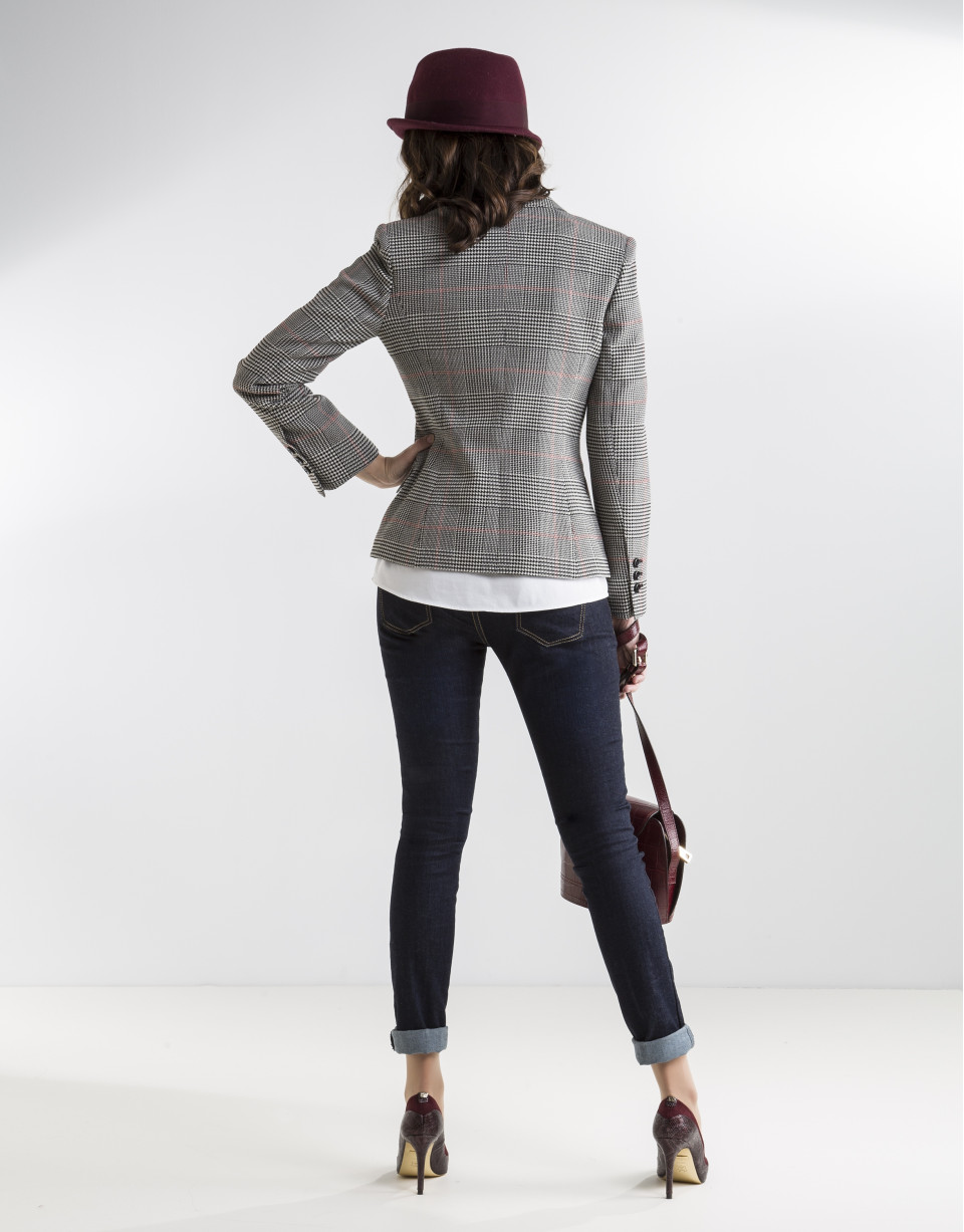 Prince of Wales checked blazer