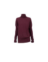 Bordeaux roll collar pullover