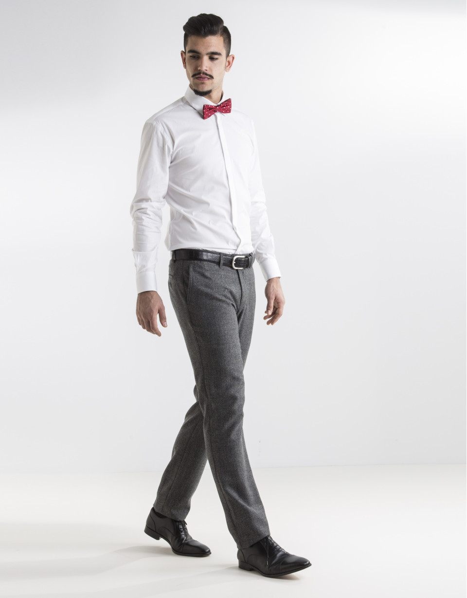 Camisa slim fit blanca