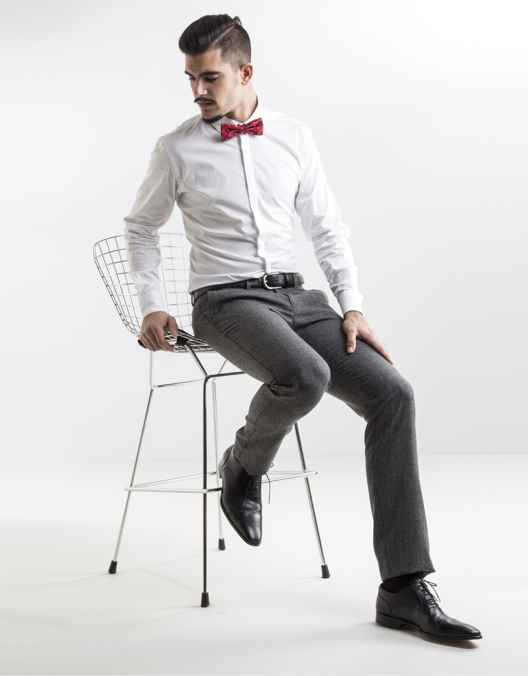 Camisa slim fit blanca