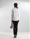 White shirt with Mao collar
