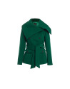 Chaquetón paño verde