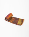 Gold wool and silk scarf