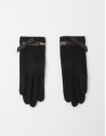 Guantes de lana negro