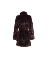 Trench pelo ecológico marrón