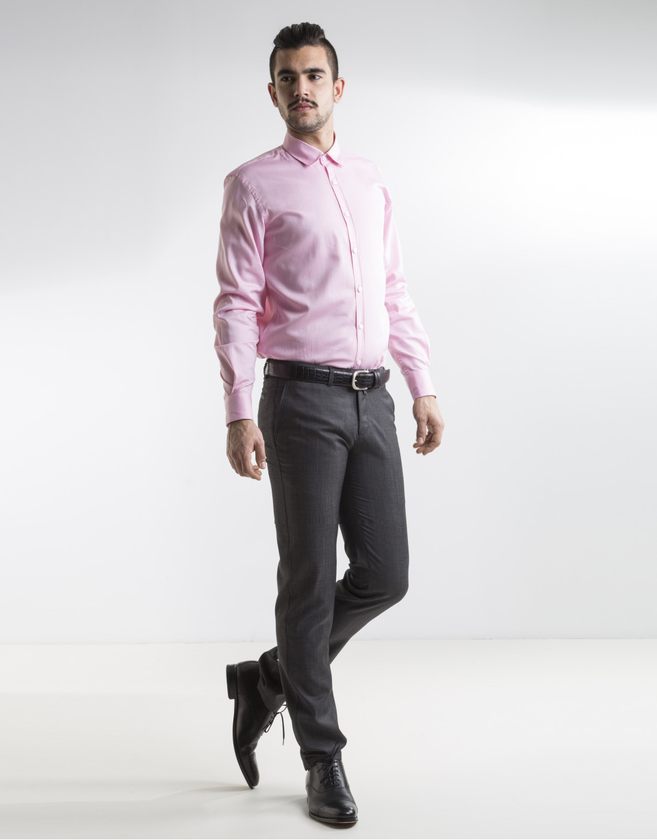 Pink Oxford dress shirt