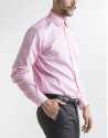 Camisa vestir oxford rosa
