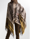 Poncho lana marrón