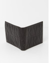 Brown leather wallet with change purse inside