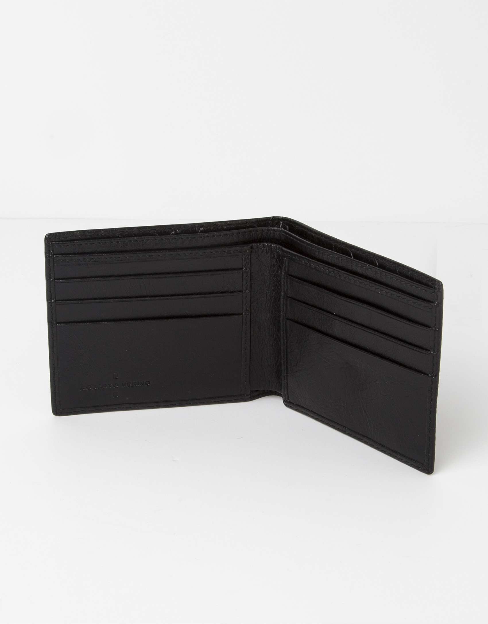 Black leather wallet