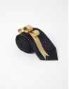 Corbata topos rojos fondo marino
