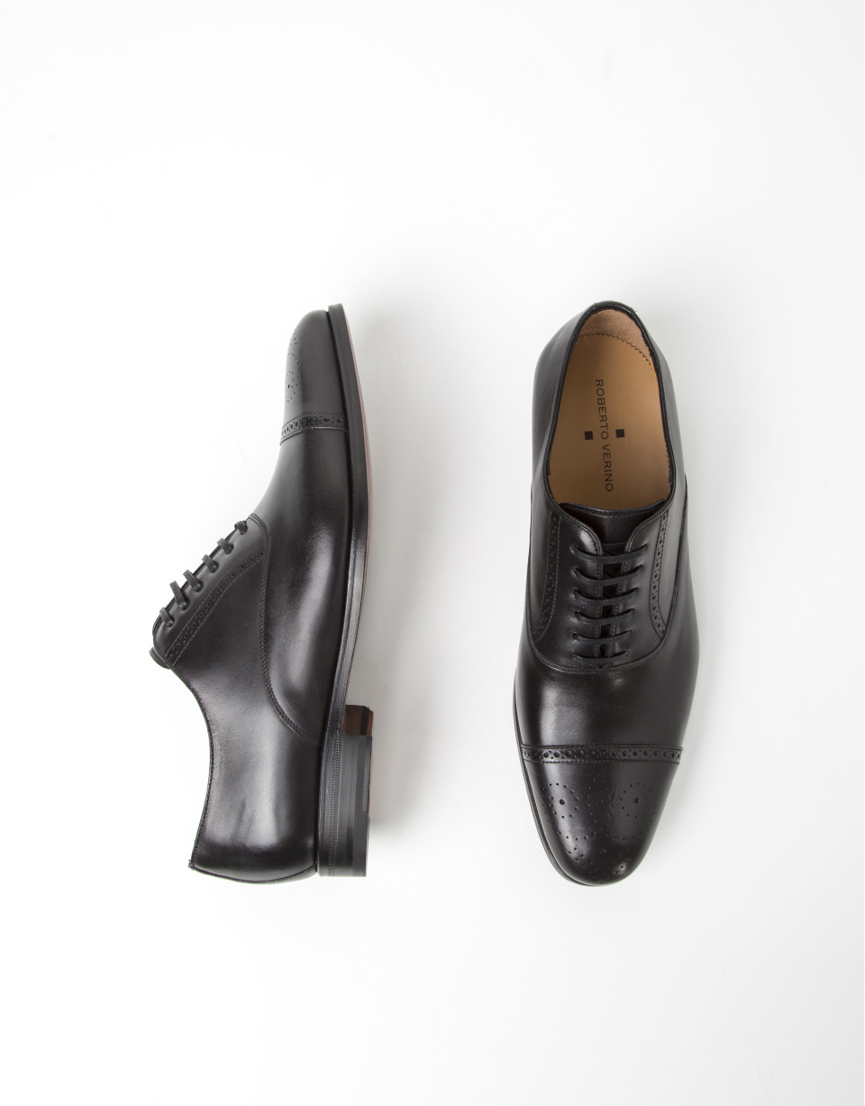 Black Oxford dress shoes
