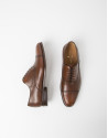 Brown Oxford dress shoes