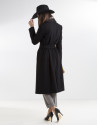 Black structured coat