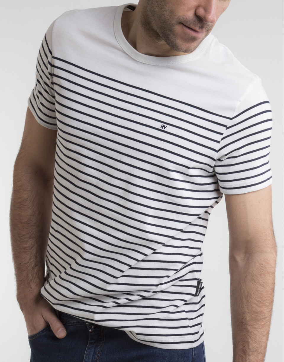 Camiseta rayas marino