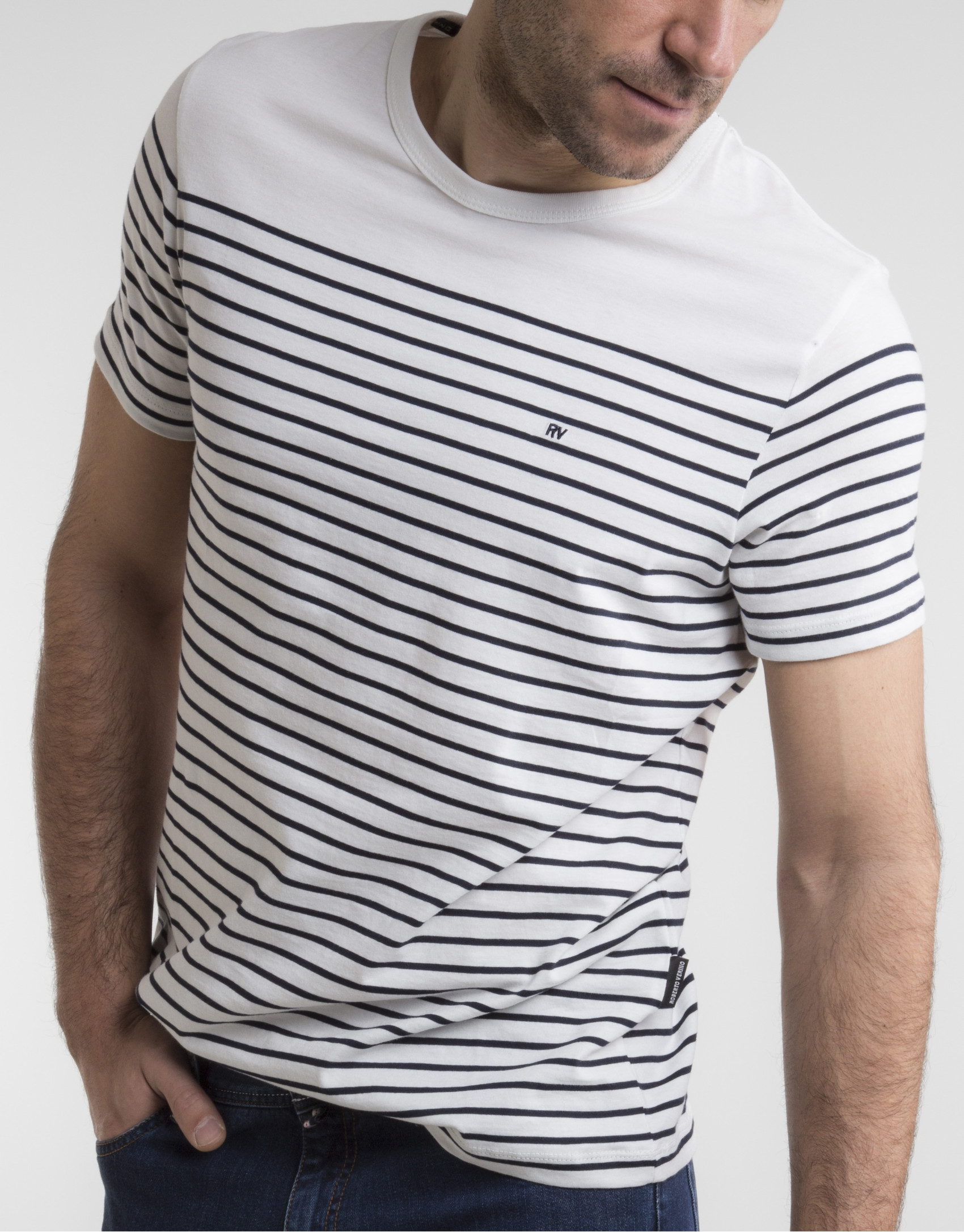 Camiseta rayas marino