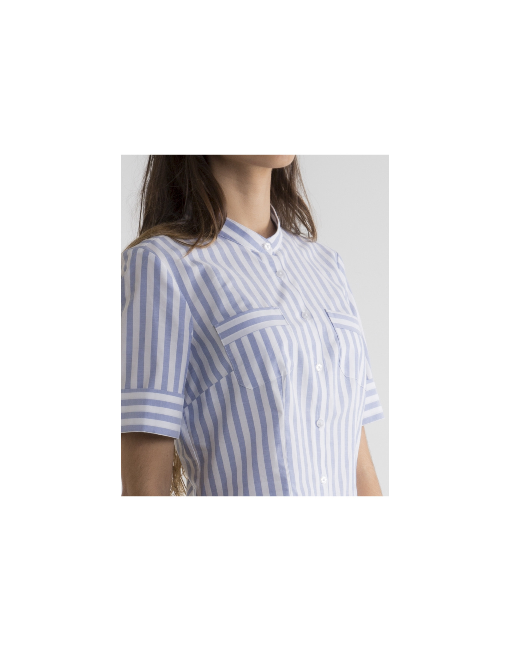 Camisa rayas manga corta