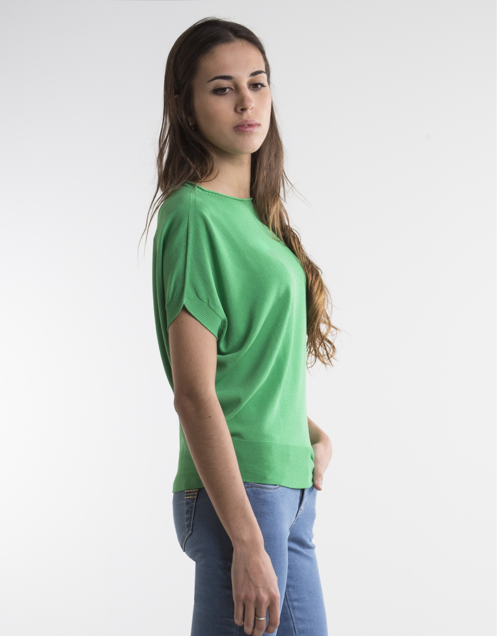 Jersey fluido verde