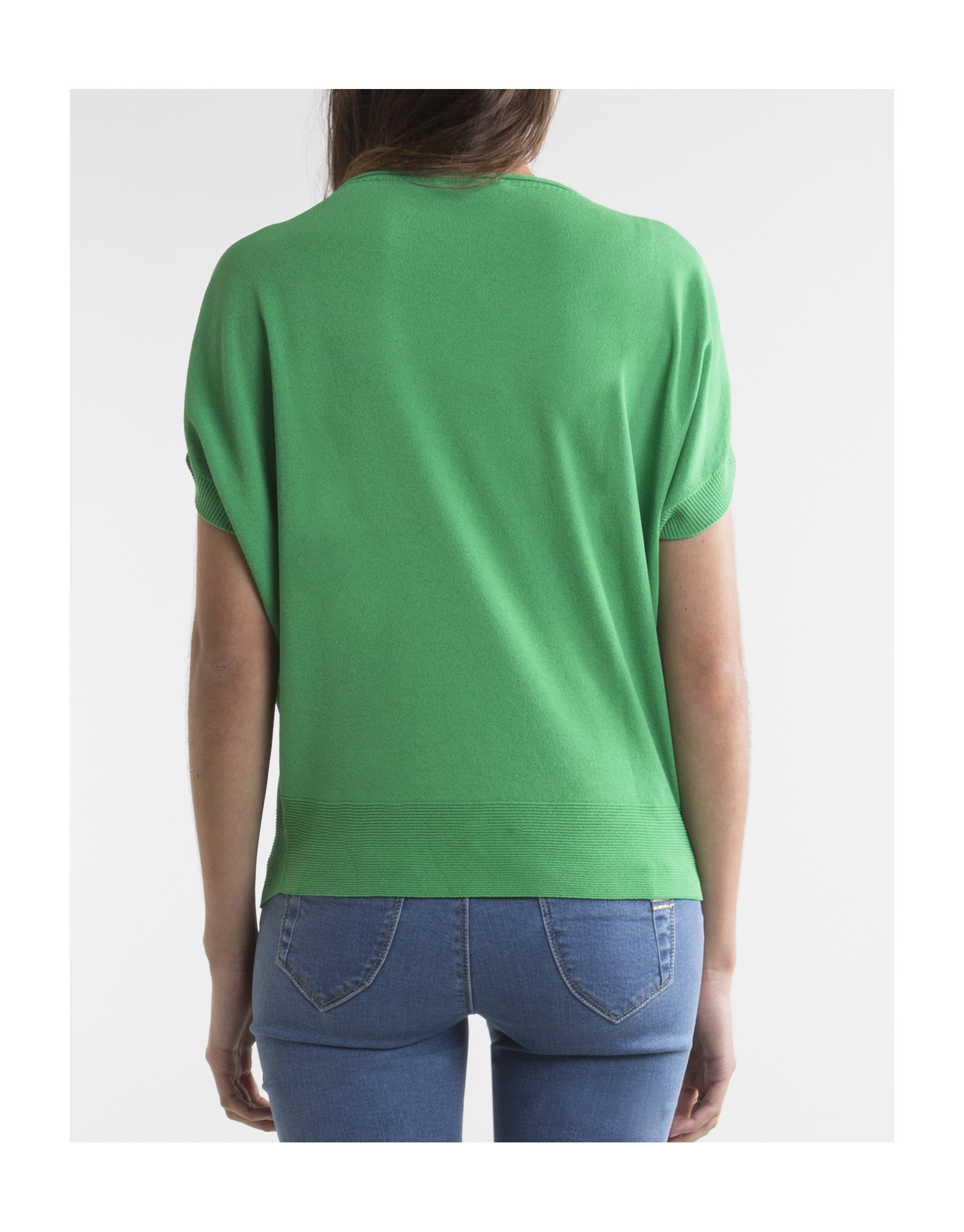 Jersey fluido verde