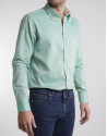 Green Oxford shirt