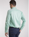 Camisa Oxford verde