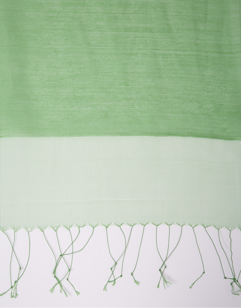 Foulard flecos verde