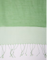 Foulard flecos verde