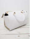 White Romeo satchel bag