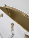 White Romeo satchel bag