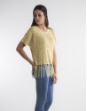 Jersey flecos amarillo