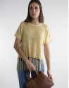 Jersey flecos amarillo