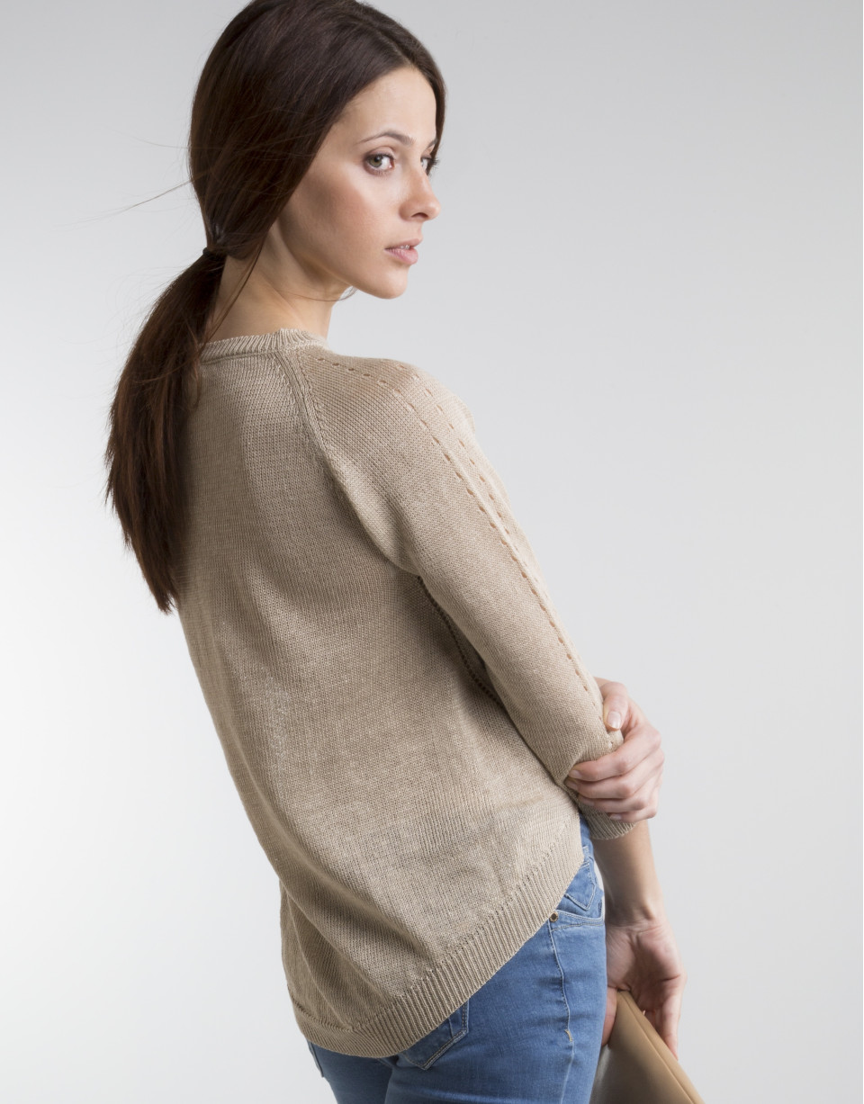 Jersey punto camel