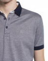 Pin-striped polo shirt 