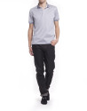 Pin-striped polo shirt 